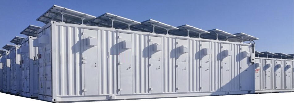 container pannelli fotovoltaici tetto