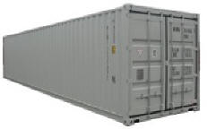 40' iso box dry cargo container