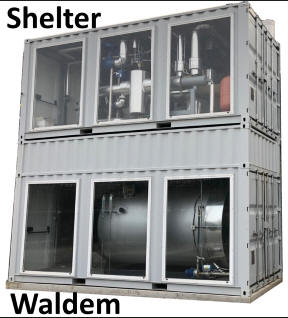 Container Shelter su due livelli